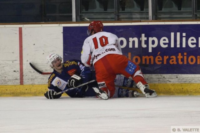 Photo hockey match Montpellier  - Valence le 20/02/2010