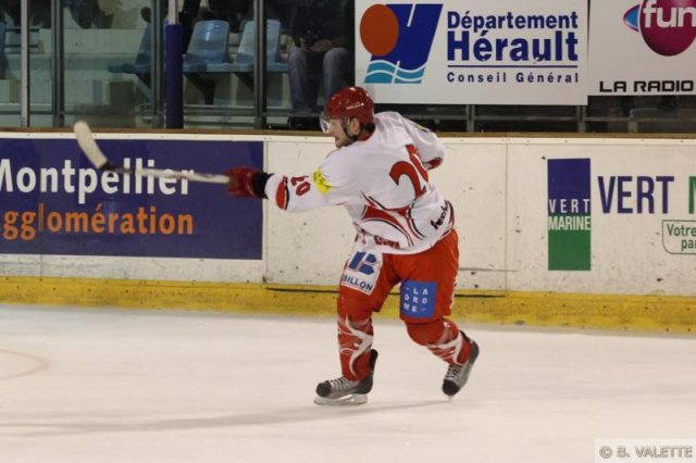Photo hockey match Montpellier  - Valence le 20/02/2010
