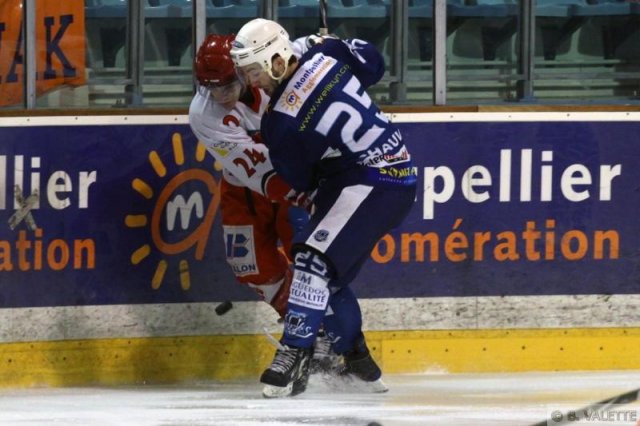Photo hockey match Montpellier  - Valence le 20/02/2010