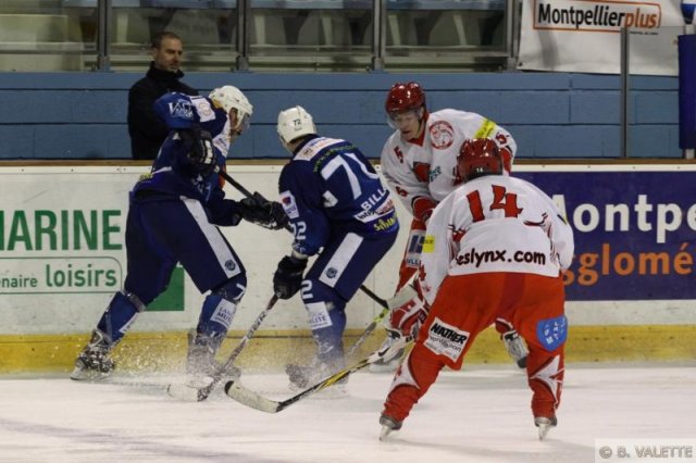 Photo hockey match Montpellier  - Valence le 20/02/2010