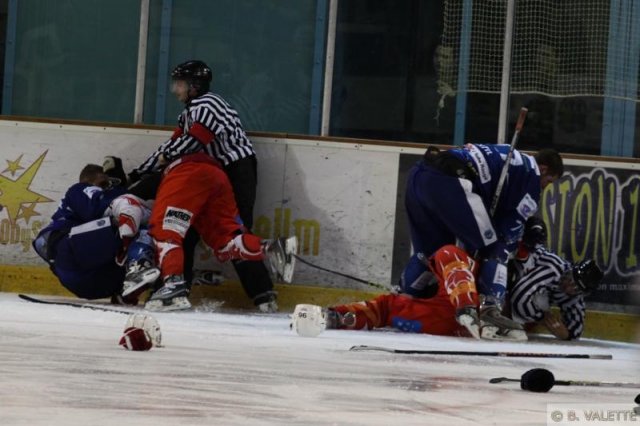 Photo hockey match Montpellier  - Valence le 20/02/2010