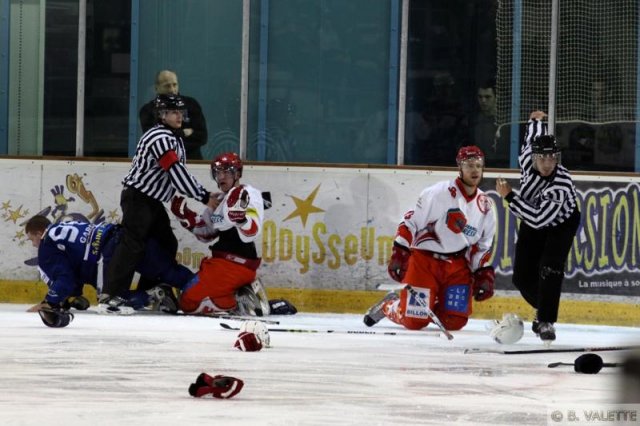 Photo hockey match Montpellier  - Valence le 20/02/2010