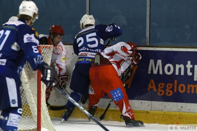 Photo hockey match Montpellier  - Valence le 20/02/2010