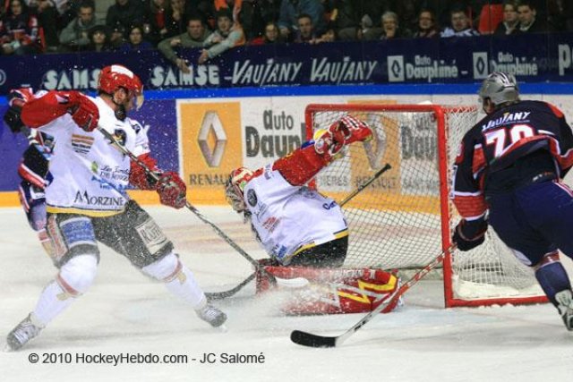 Photo hockey match Grenoble  - Morzine-Avoriaz le 23/02/2010