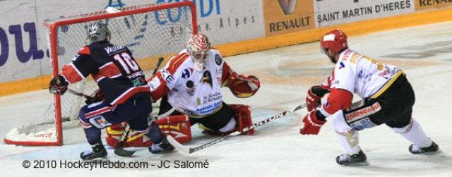 Photo hockey match Grenoble  - Morzine-Avoriaz le 23/02/2010