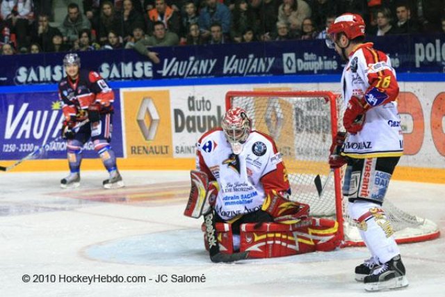 Photo hockey match Grenoble  - Morzine-Avoriaz le 23/02/2010