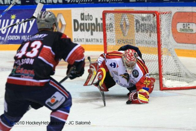 Photo hockey match Grenoble  - Morzine-Avoriaz le 23/02/2010