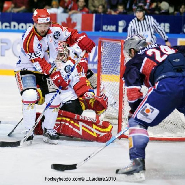 Photo hockey match Grenoble  - Morzine-Avoriaz le 23/02/2010