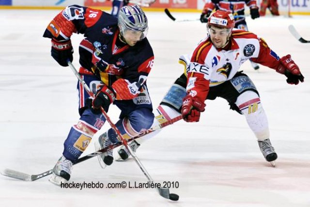 Photo hockey match Grenoble  - Morzine-Avoriaz le 23/02/2010