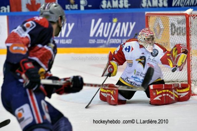 Photo hockey match Grenoble  - Morzine-Avoriaz le 23/02/2010