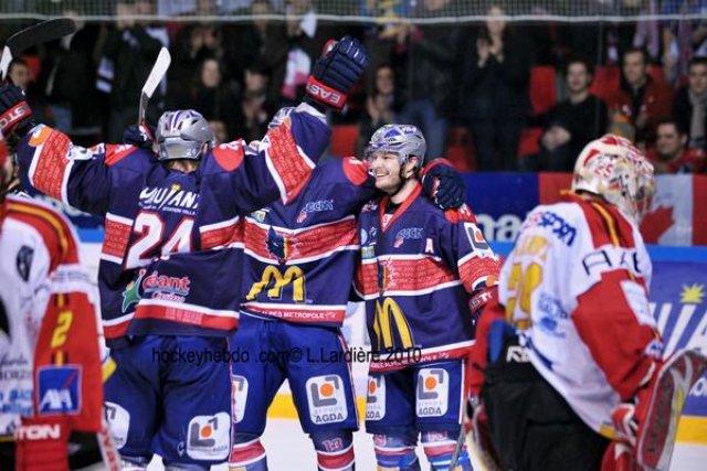 Photo hockey match Grenoble  - Morzine-Avoriaz le 23/02/2010