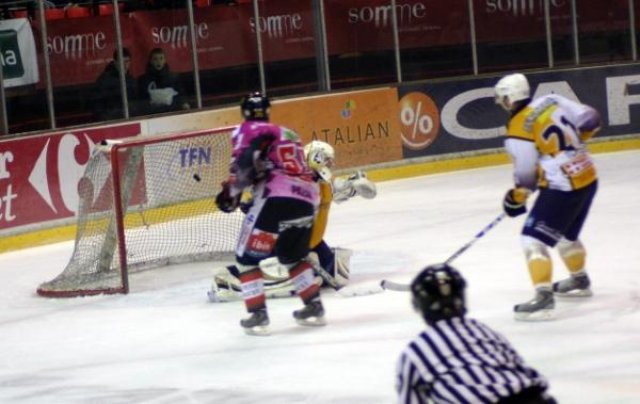Photo hockey match Amiens  - Chamonix  le 23/02/2010