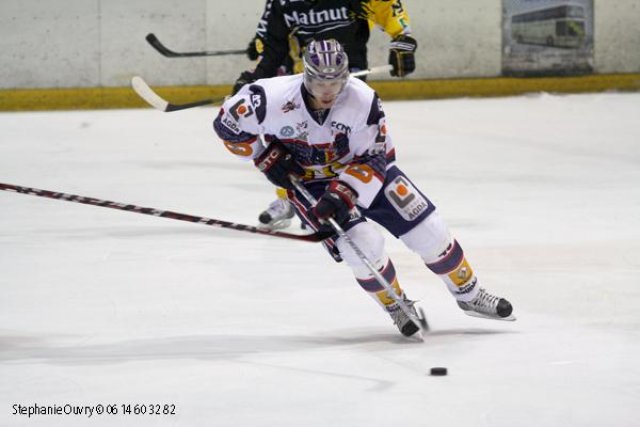 Photo hockey match Rouen - Grenoble  le 27/02/2010