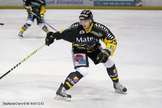 Photo hockey match Rouen - Grenoble  le 27/02/2010