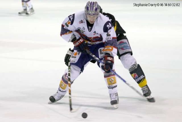 Photo hockey match Rouen - Grenoble  le 27/02/2010