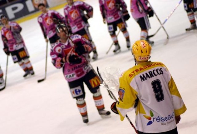Photo hockey match Amiens  - Strasbourg  le 02/03/2010