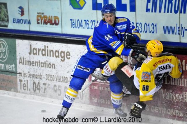 Photo hockey match Villard-de-Lans - Strasbourg  le 09/03/2010