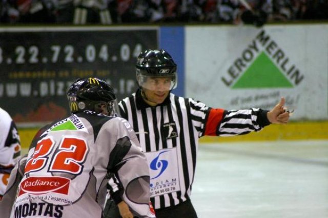 Photo hockey match Amiens  - Grenoble  le 16/03/2010