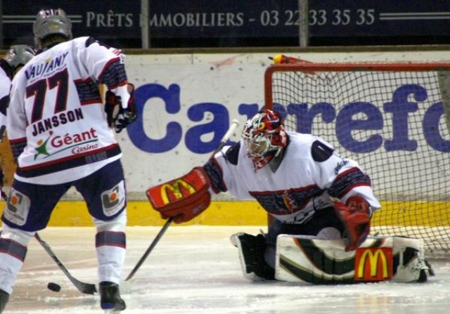 Photo hockey match Amiens  - Grenoble  le 16/03/2010