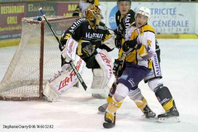 Photo hockey match Rouen - Chamonix  le 16/03/2010