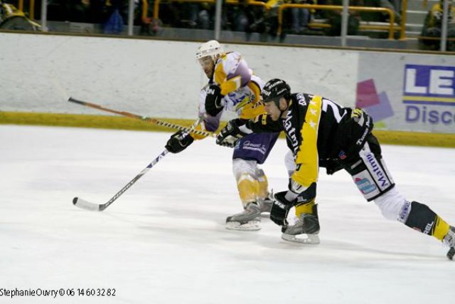 Photo hockey match Rouen - Chamonix  le 16/03/2010