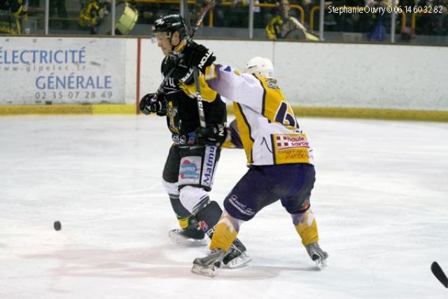 Photo hockey match Rouen - Chamonix  le 16/03/2010