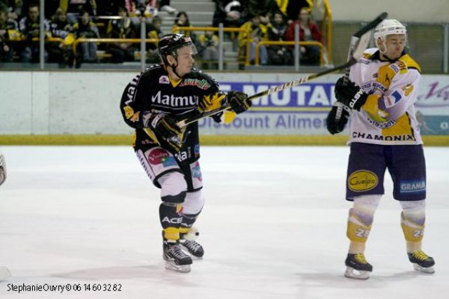 Photo hockey match Rouen - Chamonix  le 16/03/2010