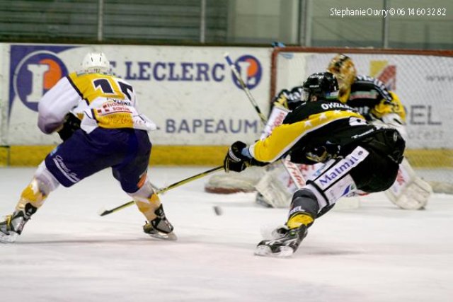 Photo hockey match Rouen - Chamonix  le 16/03/2010