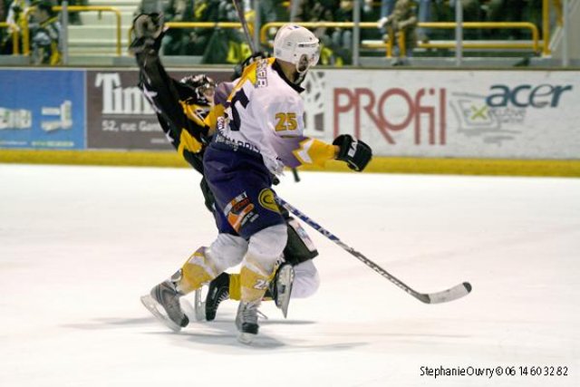 Photo hockey match Rouen - Chamonix  le 16/03/2010