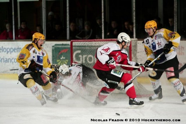 Photo hockey match Briançon  - Strasbourg  le 16/03/2010