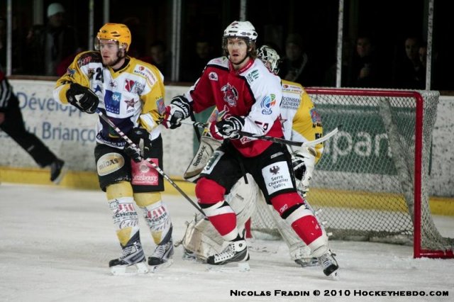 Photo hockey match Briançon  - Strasbourg  le 16/03/2010