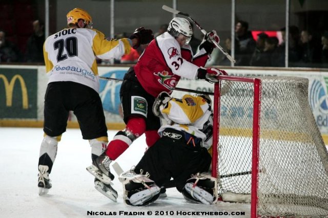 Photo hockey match Briançon  - Strasbourg  le 17/03/2010