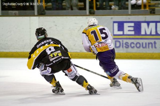 Photo hockey match Rouen - Chamonix  le 17/03/2010