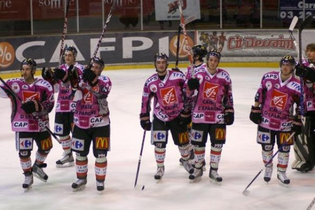 Photo hockey match Amiens  - Grenoble  le 17/03/2010