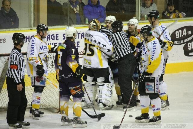 Photo hockey match Chamonix  - Rouen le 19/03/2010