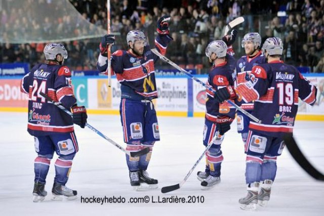 Photo hockey match Grenoble  - Amiens  le 20/03/2010