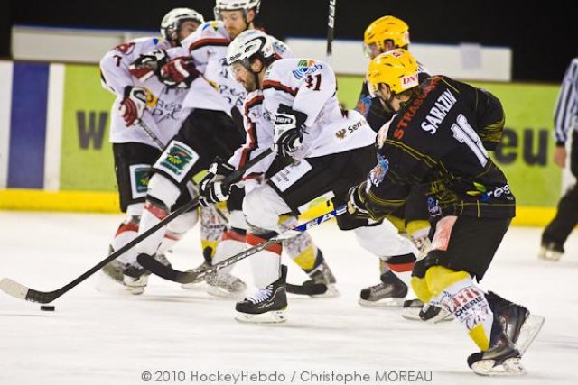 Photo hockey match Strasbourg  - Briançon  le 19/03/2010