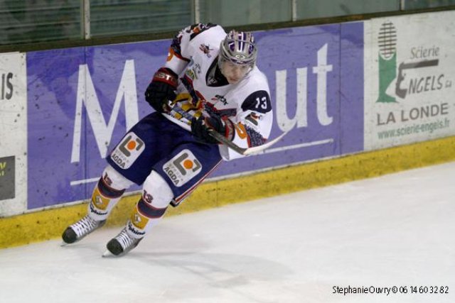 Photo hockey match Rouen - Grenoble  le 26/03/2010