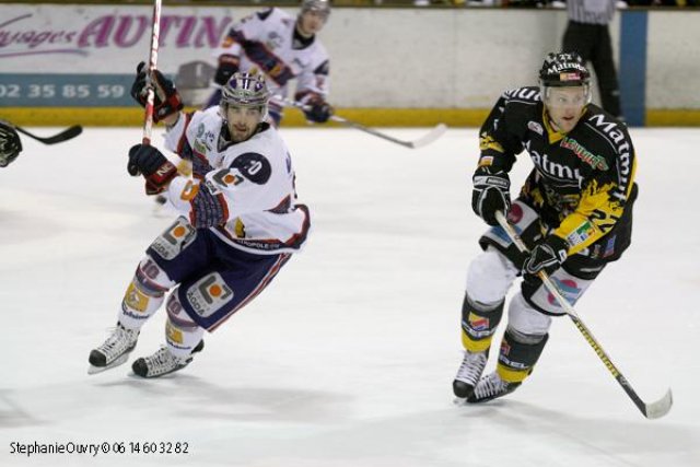Photo hockey match Rouen - Grenoble  le 26/03/2010