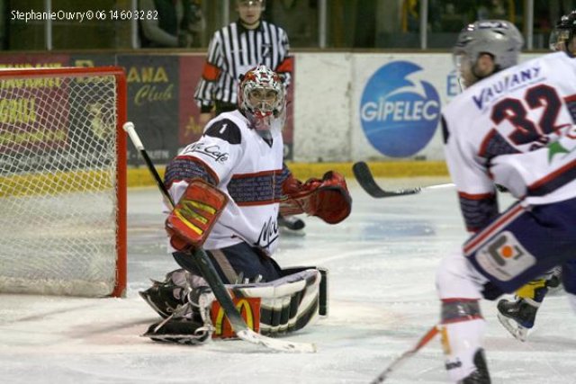 Photo hockey match Rouen - Grenoble  le 26/03/2010