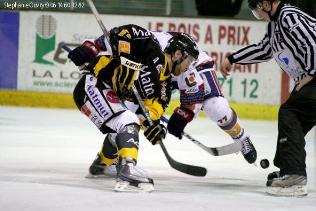 Photo hockey match Rouen - Grenoble  le 26/03/2010