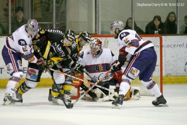 Photo hockey match Rouen - Grenoble  le 26/03/2010