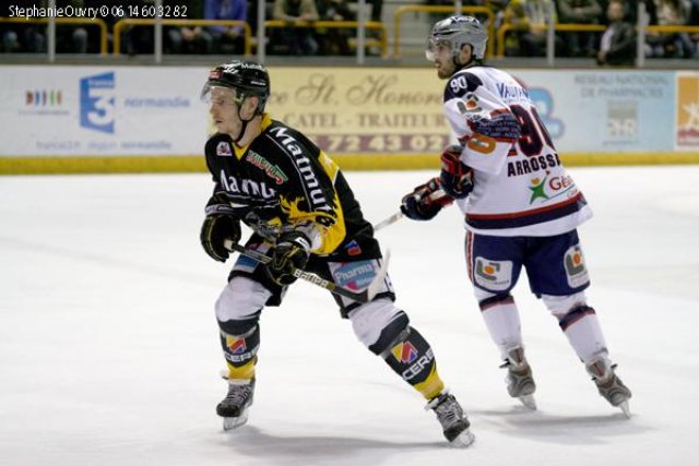 Photo hockey match Rouen - Grenoble  le 26/03/2010