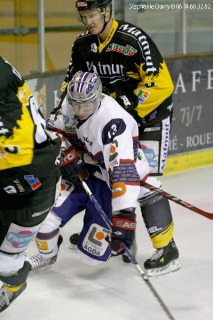 Photo hockey match Rouen - Grenoble  le 26/03/2010