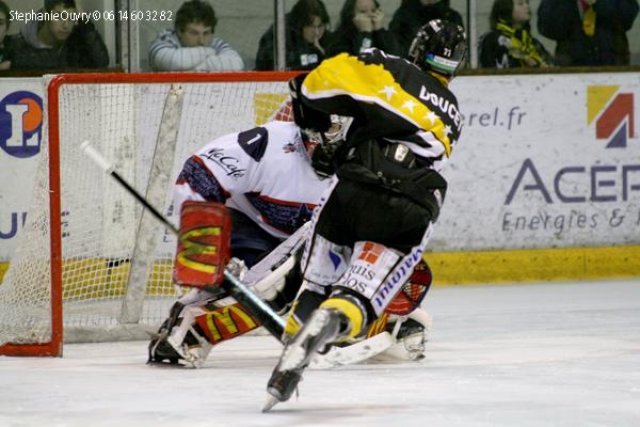 Photo hockey match Rouen - Grenoble  le 26/03/2010