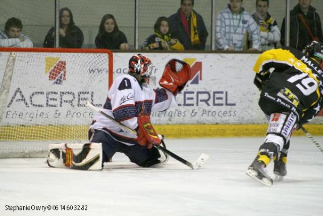 Photo hockey match Rouen - Grenoble  le 26/03/2010