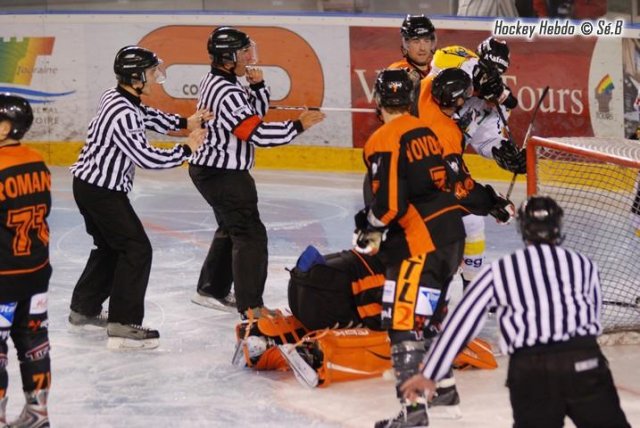 Photo hockey match Tours  - Rouen le 09/09/2008
