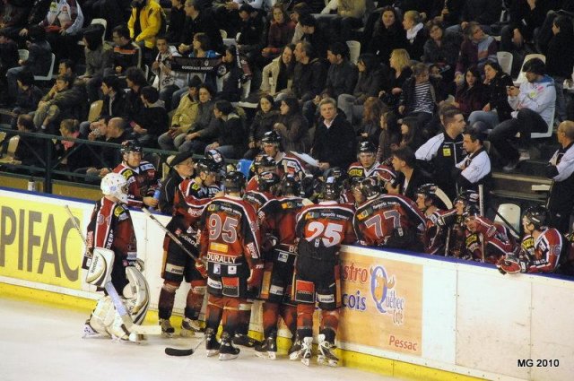 Photo hockey match Bordeaux - Mulhouse le 27/03/2010