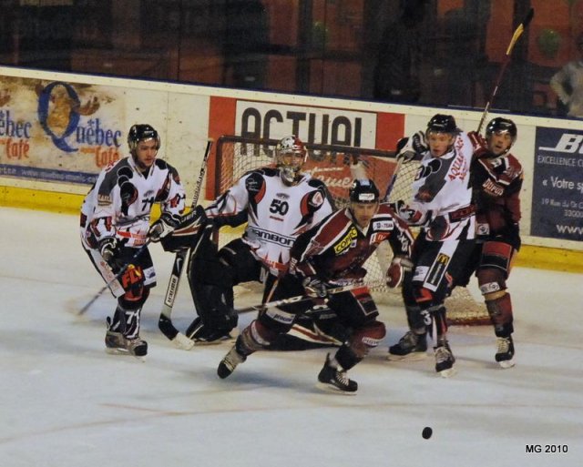 Photo hockey match Bordeaux - Mulhouse le 27/03/2010