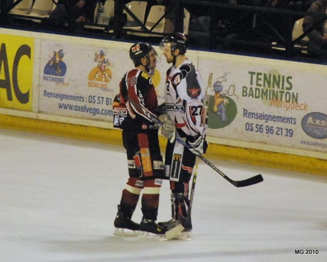 Photo hockey match Bordeaux - Mulhouse le 27/03/2010